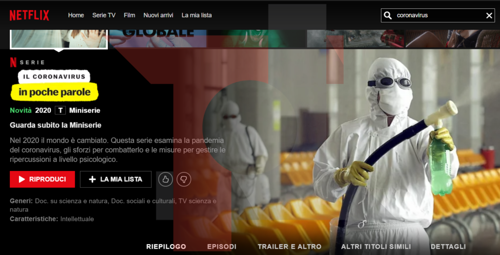 Coronavirus netflix