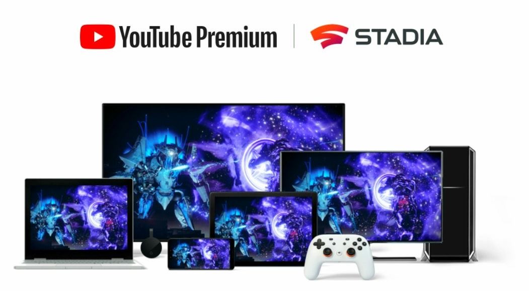 Google stadia pro youtube premium 1