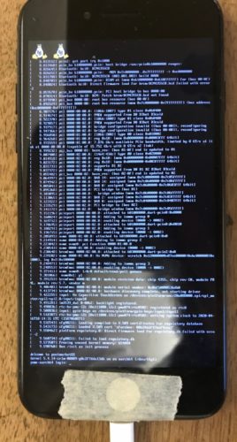 iPhone 7 postmarketOS