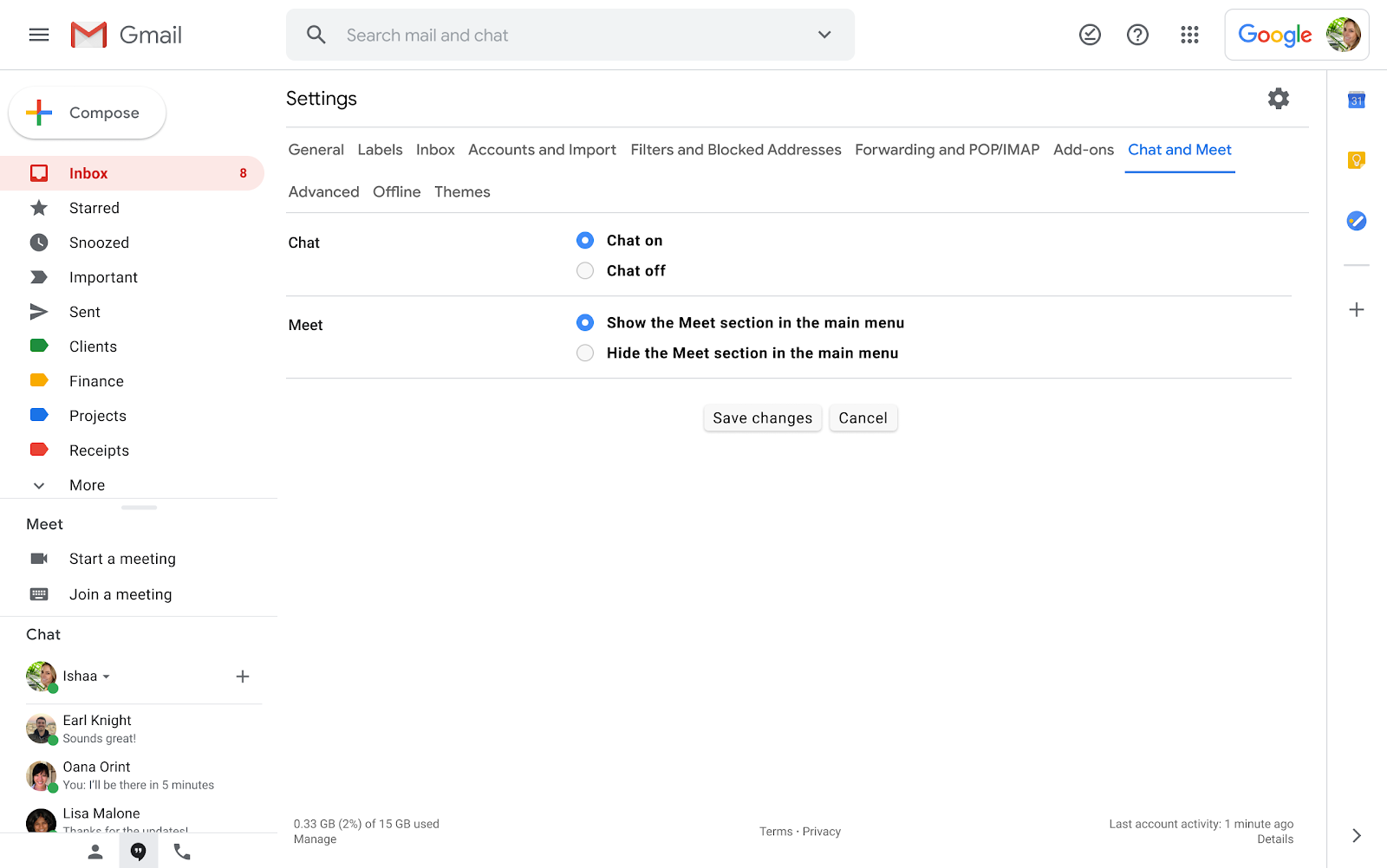 Google Meet Gmail