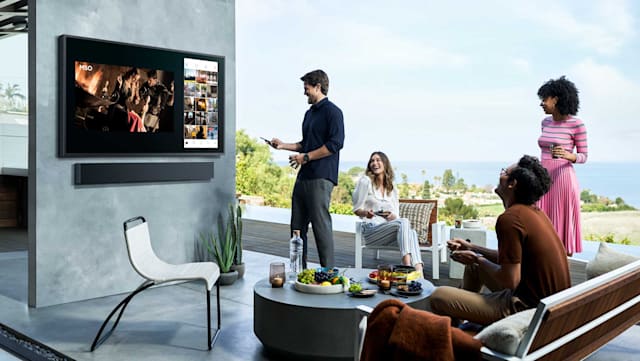 Samsung QLED TV Terrace