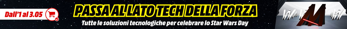 Passate al lato Tech della forza con le offerte di MediaWorld 1