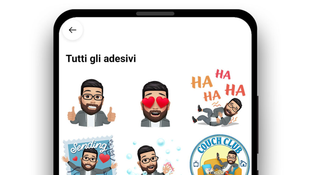 come usare facebook avatar whatsapp