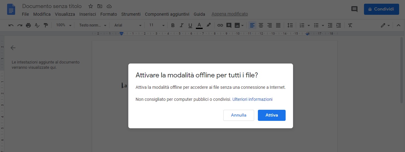 Google Documenti migliora la gestione offline dei file 2