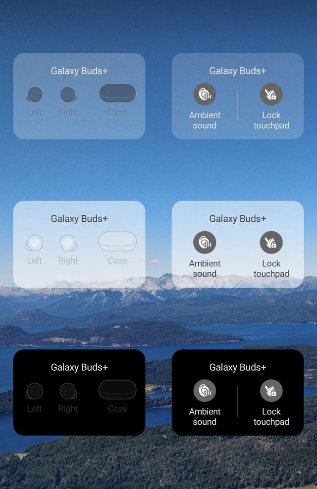 Arrivano i widget per le Samsung Galaxy Buds e Galaxy Buds+ 1