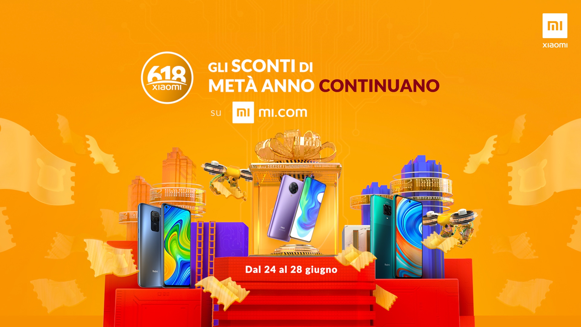Xiaomi rilancia gli "Sconti di metà anno", con tante offerte fino al 28 giugno