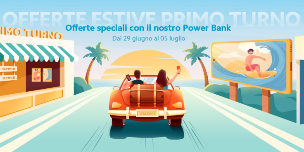 Xiaomi Mi Store primo turno Offerte Estive