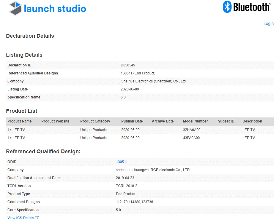 Samsung Galaxy Tab S7 e OnePlus TV da 32 e 43" ricevono certificazioni SIG e BIS 1