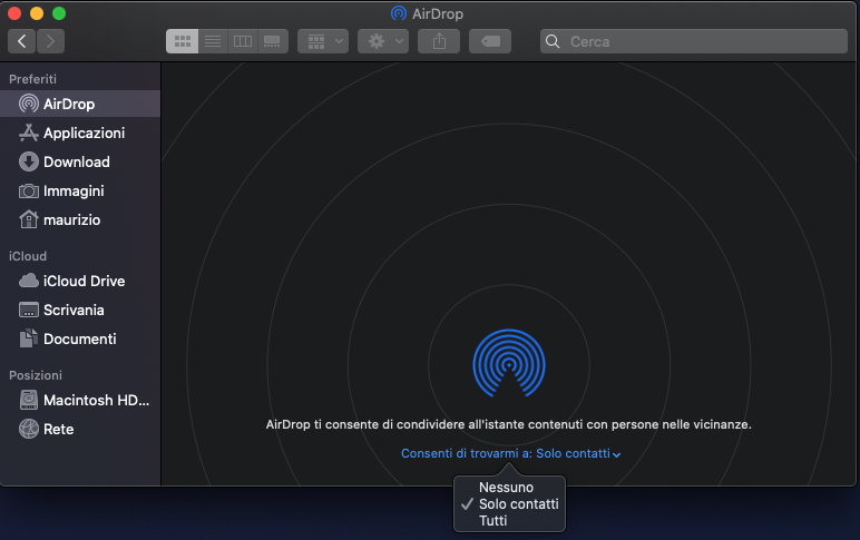 AirDrop non funziona: cause e come risolvere i problemi 1