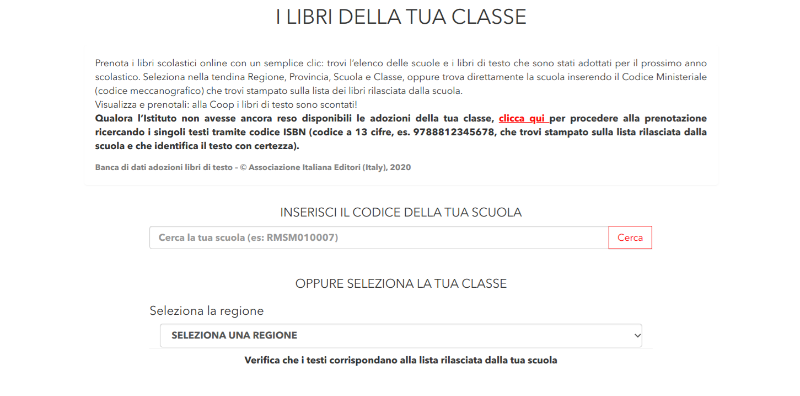 Acquistare libri scolastici online su Coop Alleanza 3.0