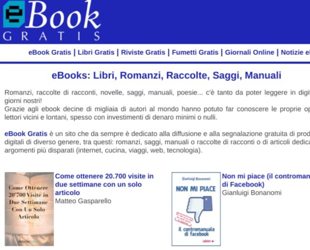 Sito Per Scaricare Ebook In Italiano