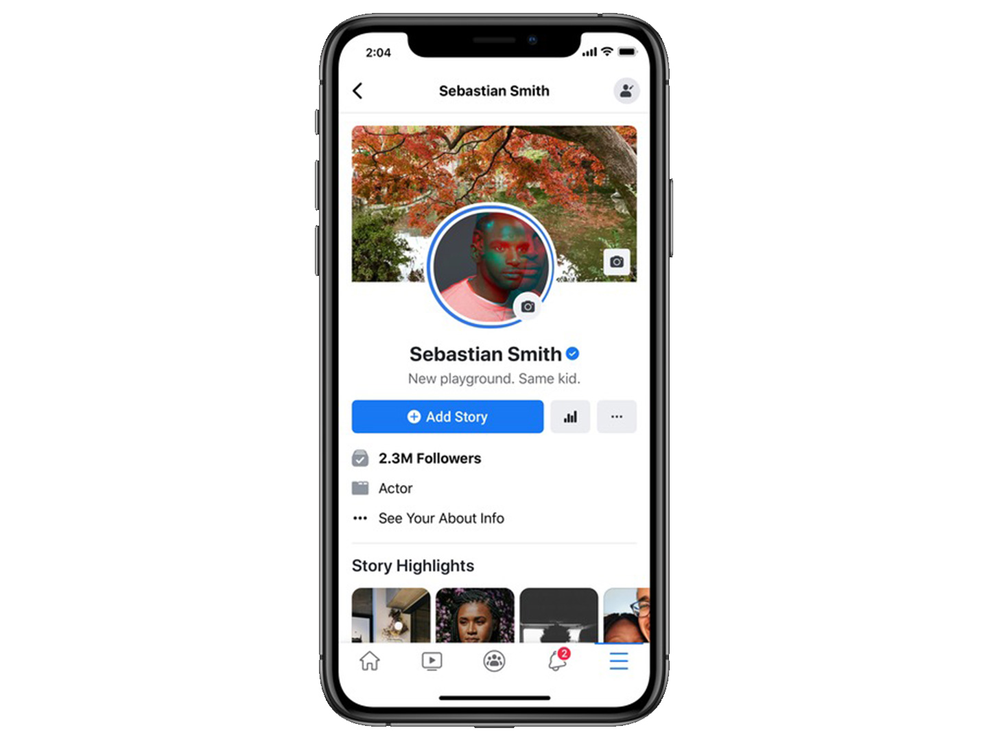 facebook pagina nuovo desing