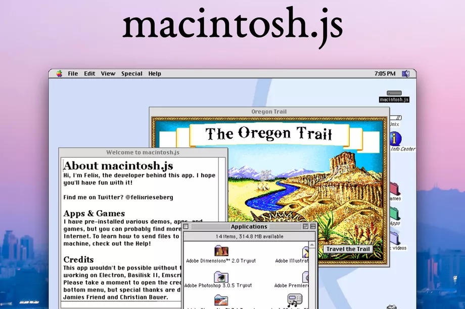 È possibile avviare Mac OS 8 come app su Windows, Linux e macOS