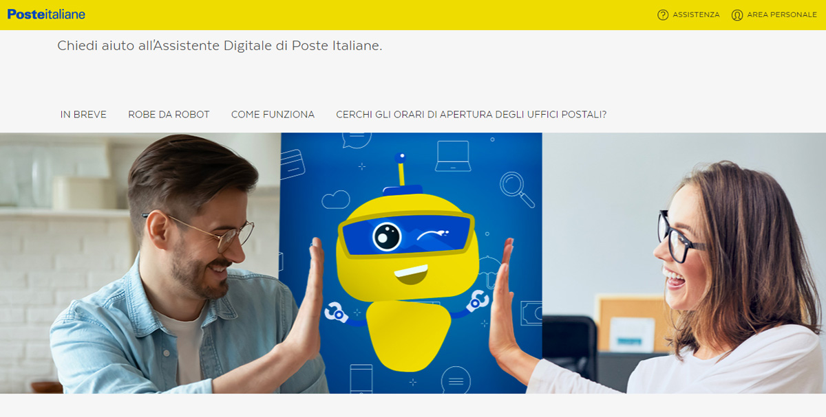 posteitaliane chatbot assistenza
