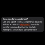 Sky Sport svela un bot Telegram per gli amanti del calcio: ecco come funziona 1