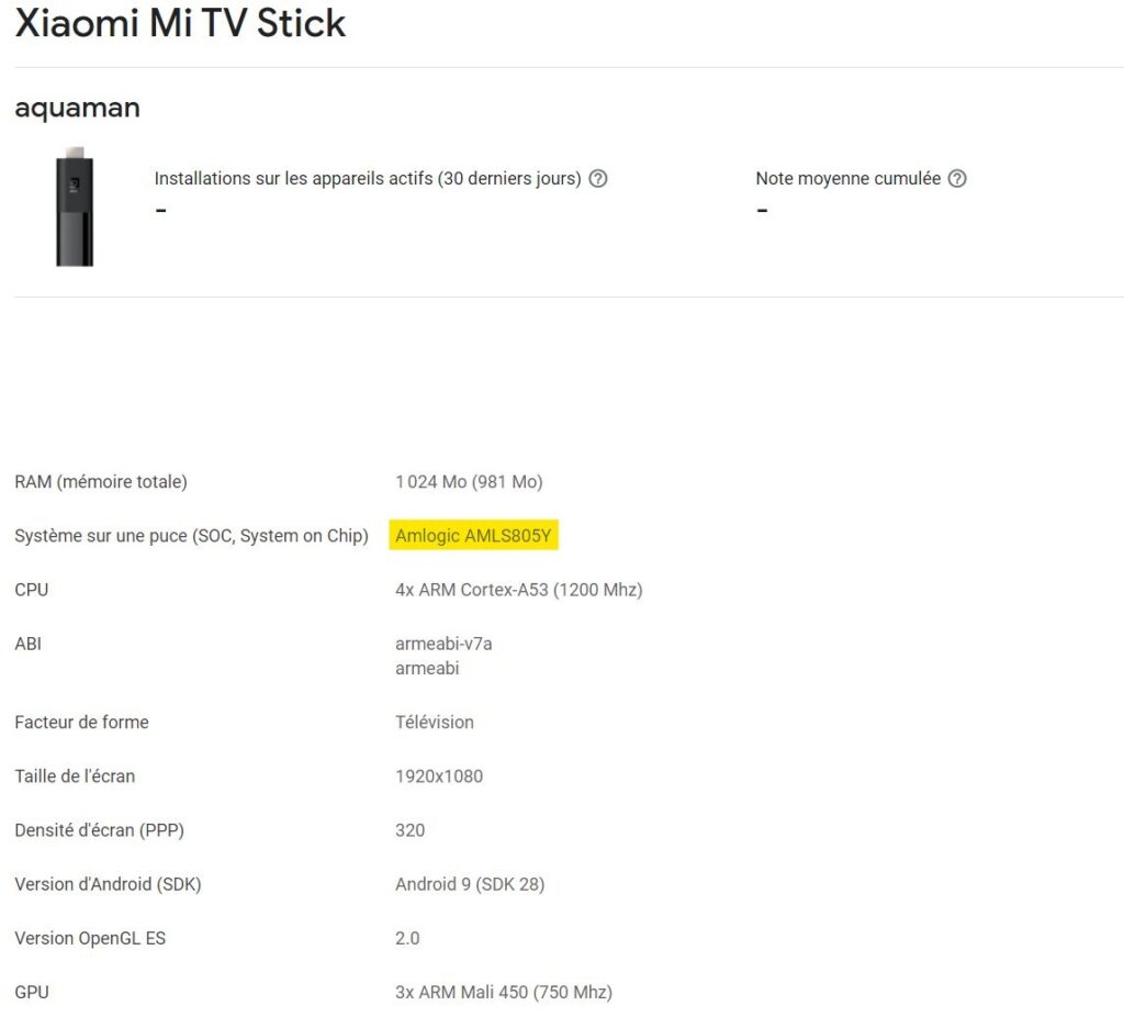 xiaomi mi tv stick google play console