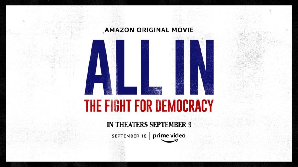 All in the fight for democracy - novità Amazon Prime Video settembre 2020