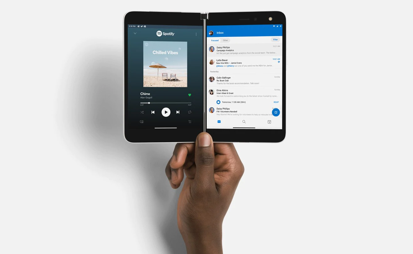 Microsoft Surface Duo riceverà un importante supporto software