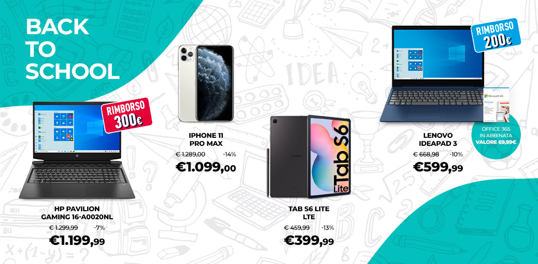 offerte unieuro back to school