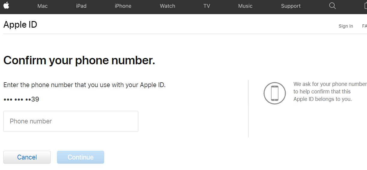 Значок Apple ID.