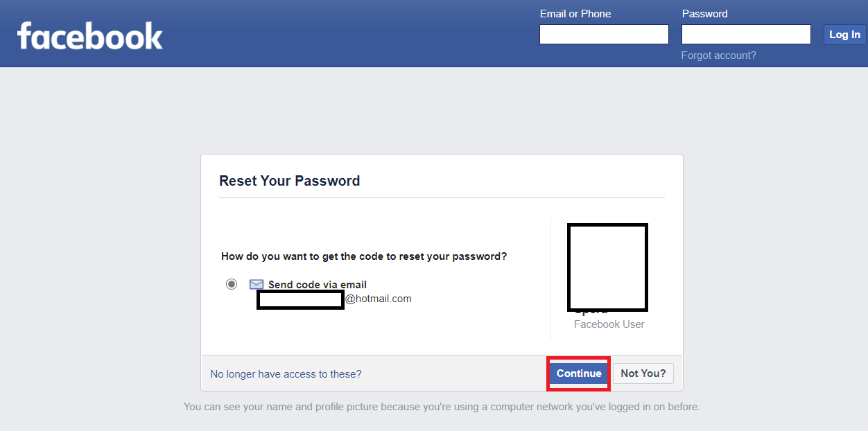 Come recuperare la password di Facebook se dimenticata o persa 3.