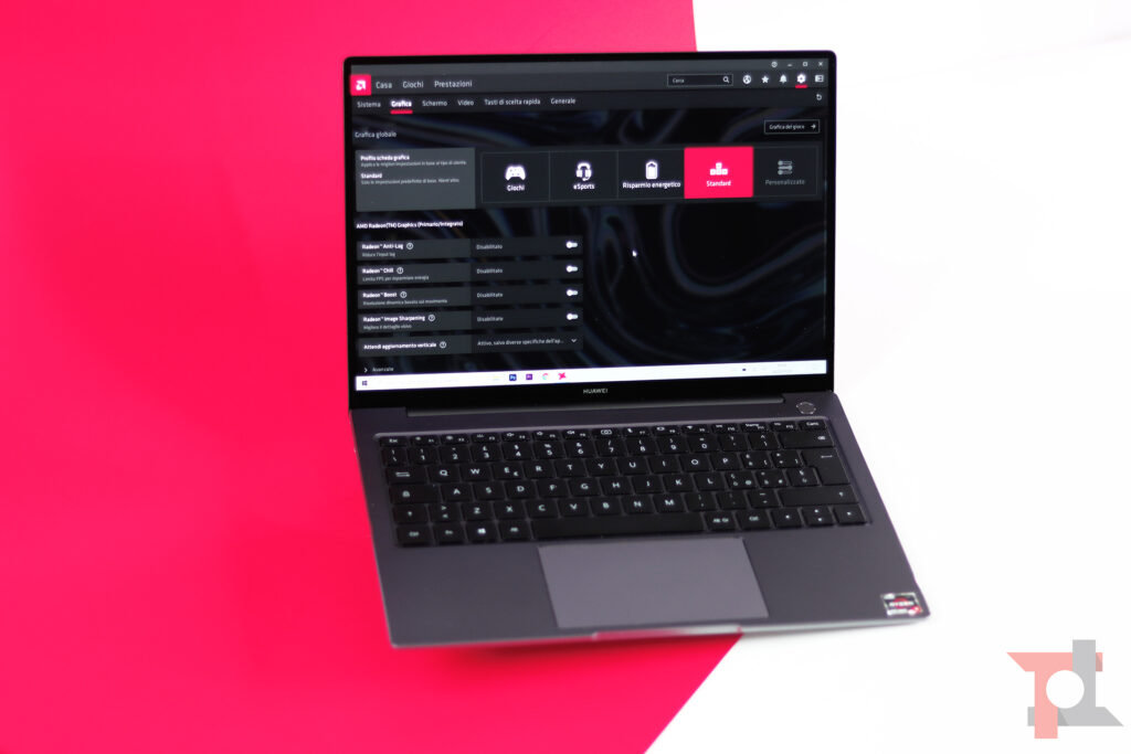 Huawei Matebook 14 AMD prestazioni