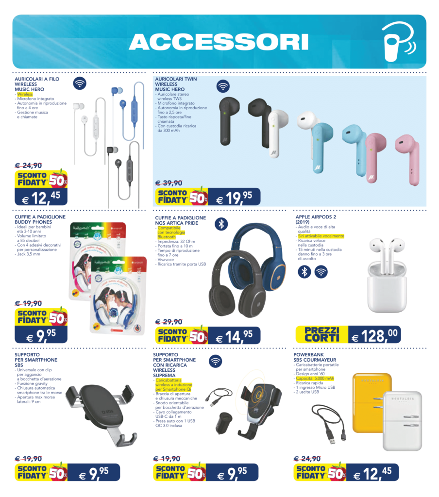Le offerte tech del nuovo volantino Esselunga