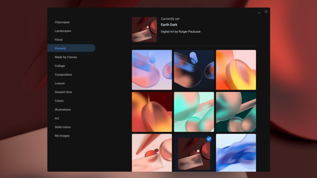 Chrome OS modalità scura