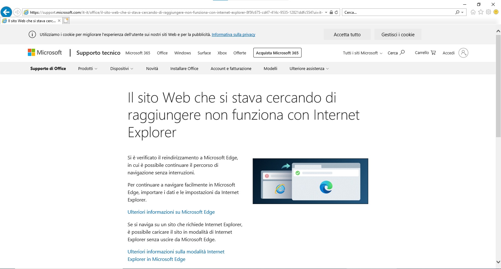 Internet Explorer spingerà gli utenti a utilizzare Microsoft Edge 4