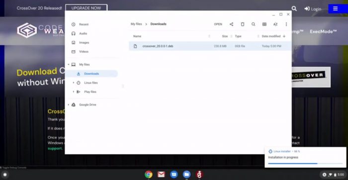 CrossOver ora consente di eseguire app Windows anche sui Chromebook 4