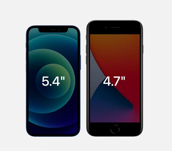 iphone 12 mini vs iphone se 2020
