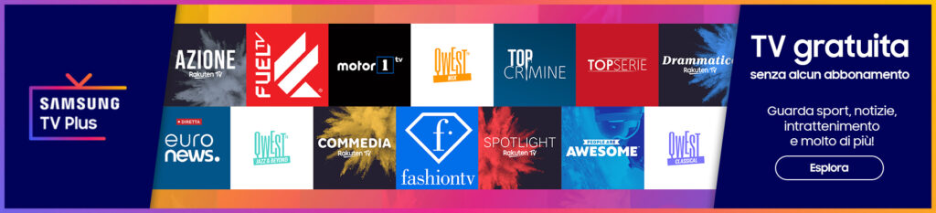 samsung tv plus aggiornamento nuovi canali