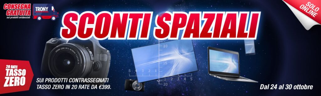 trony sconti spaziali 24 30 ottobre 2020