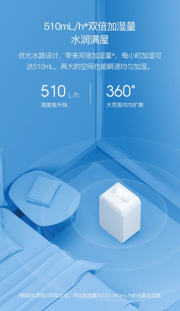 Xiaomi lancia Deerma Smart Fog-free Humidifier, umidificatore per ambienti a meno di 70 Euro 6