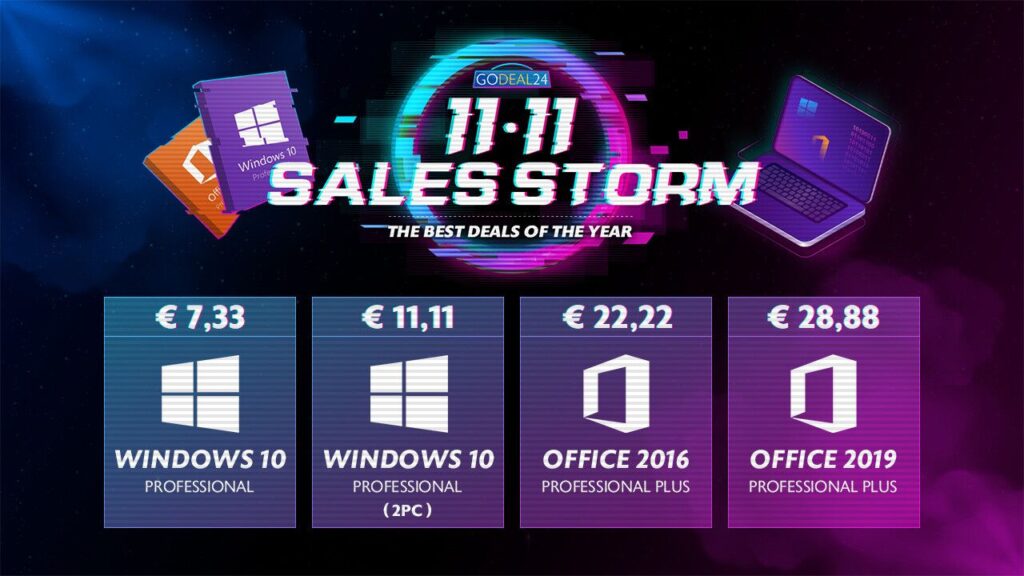Il Single's Day porta le migliori offerte, compra Office e ricevi Windows 10 (quasi) gratis 1