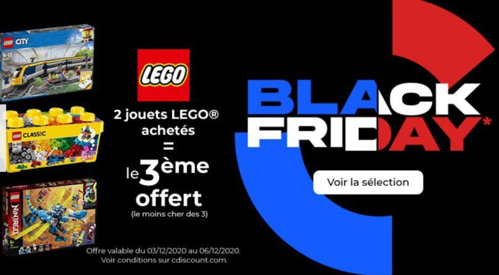 LEGO scontati e in 3x2 su Cdiscount per il Black Friday Francia 1