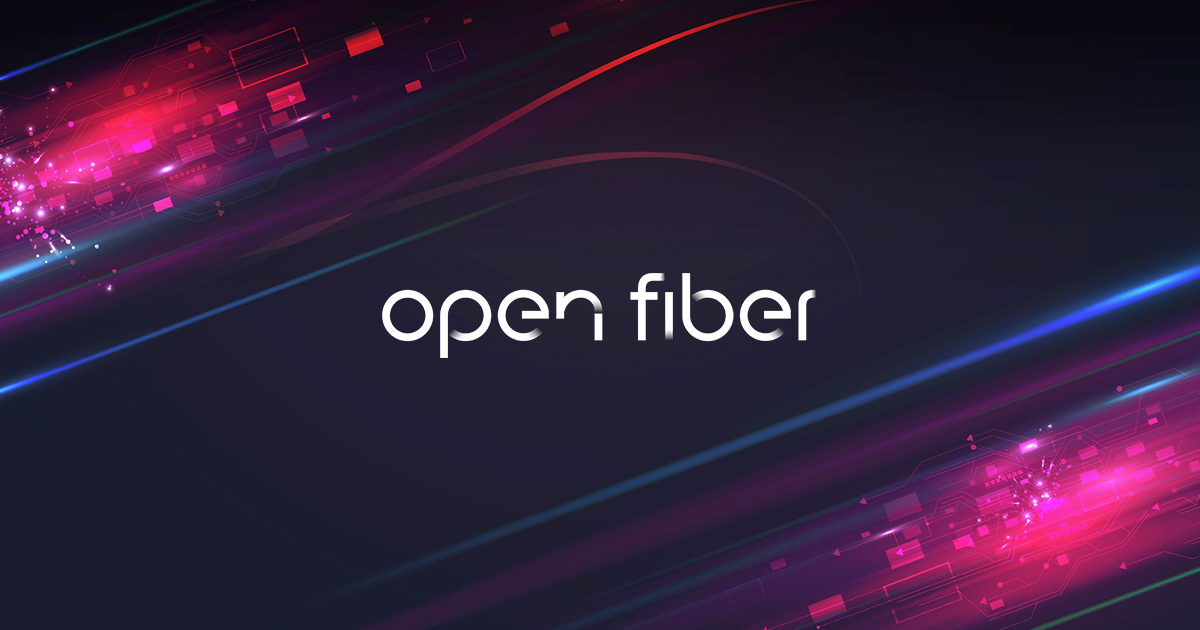 Open fiber copertina