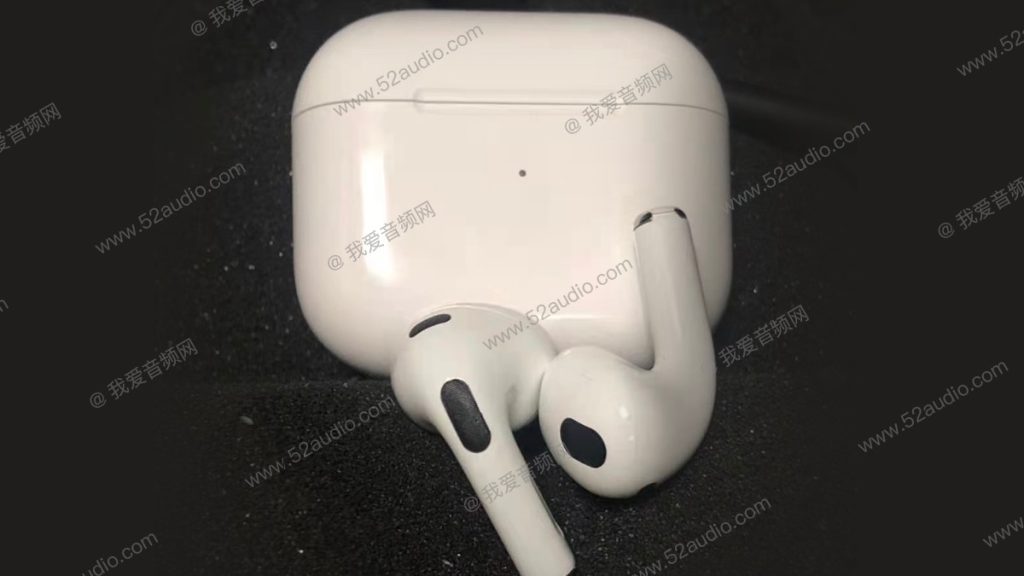 Nuove immagini trapelate mostrano il design delle cuffie Apple AirPods 3 4