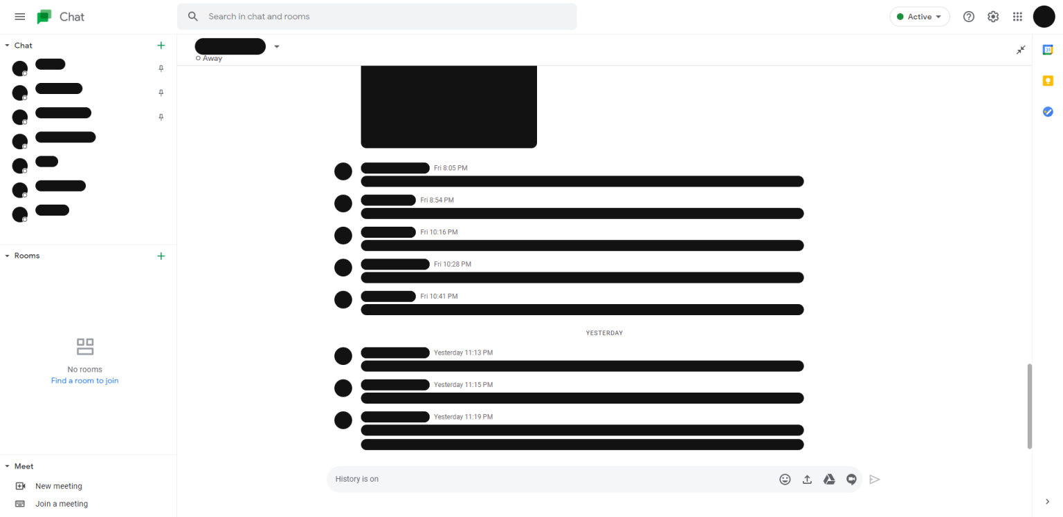 La versione Web di Google Chat sperimenta un nuovo layout 4