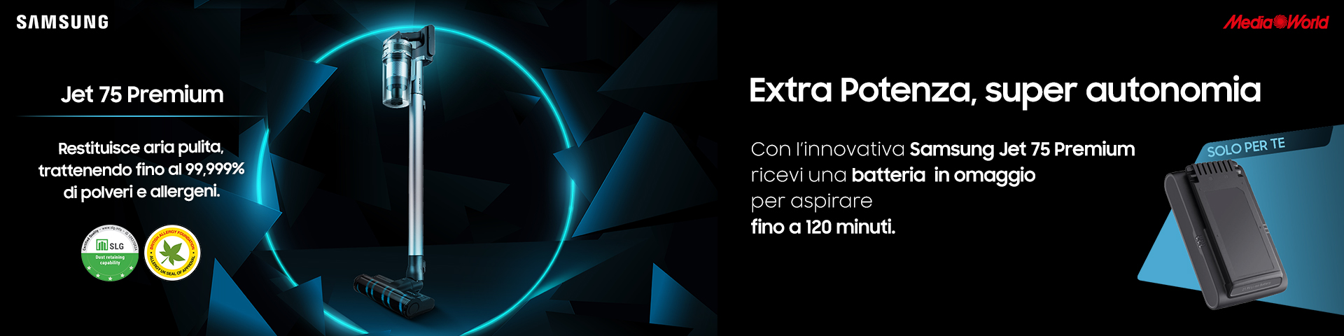 Samsung scopa elettrica