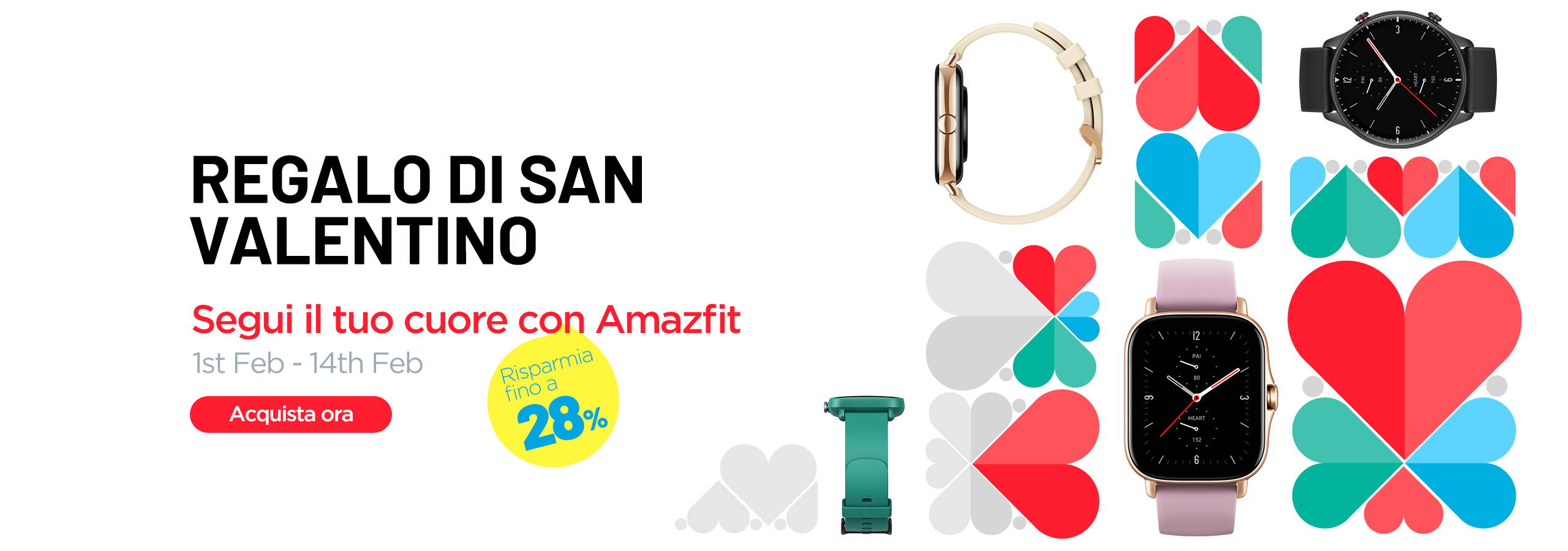 amazfit offerte san valentino