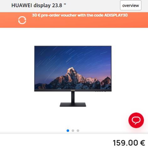 Huawei Display 23,8" arriva in Europa a un buon prezzo 2