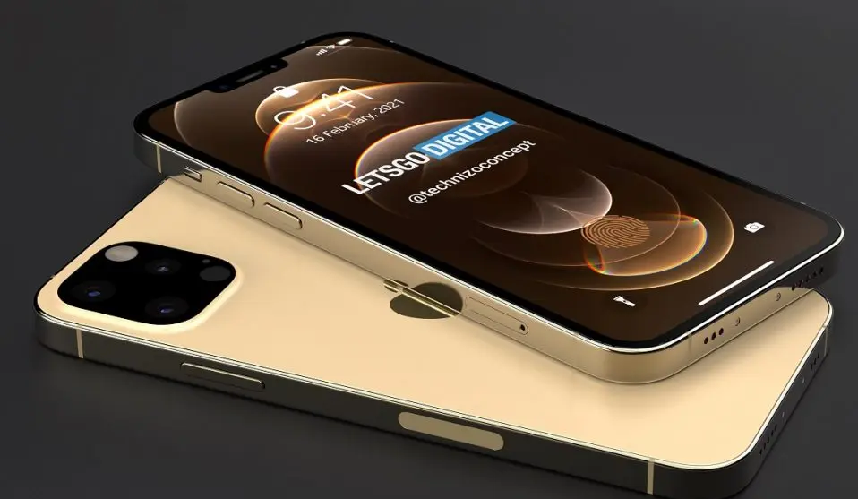 iphone 13 pro immagini render video display supporto 240 hz rumor