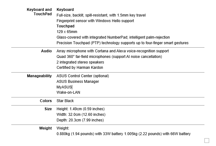 ASUS ExpertBook B9 è disponibile in Italia con tutta la sua mercanzia 2