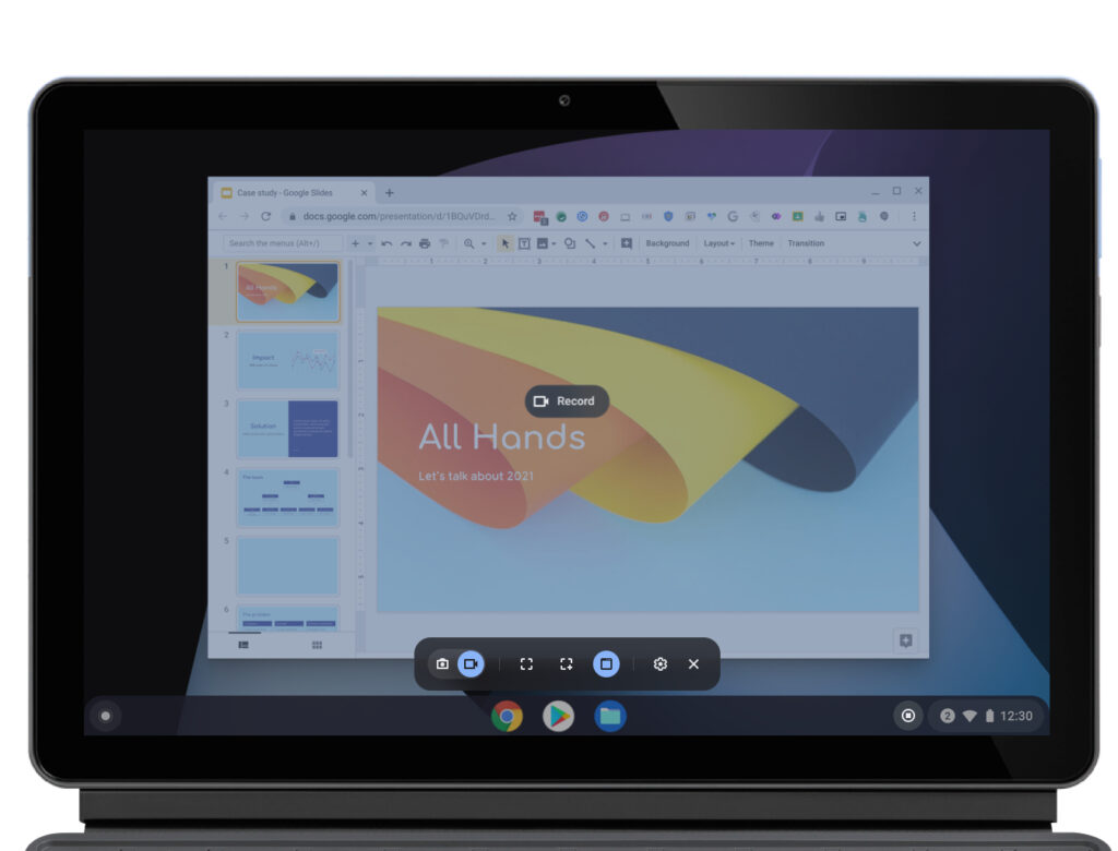 screen capture chromebook