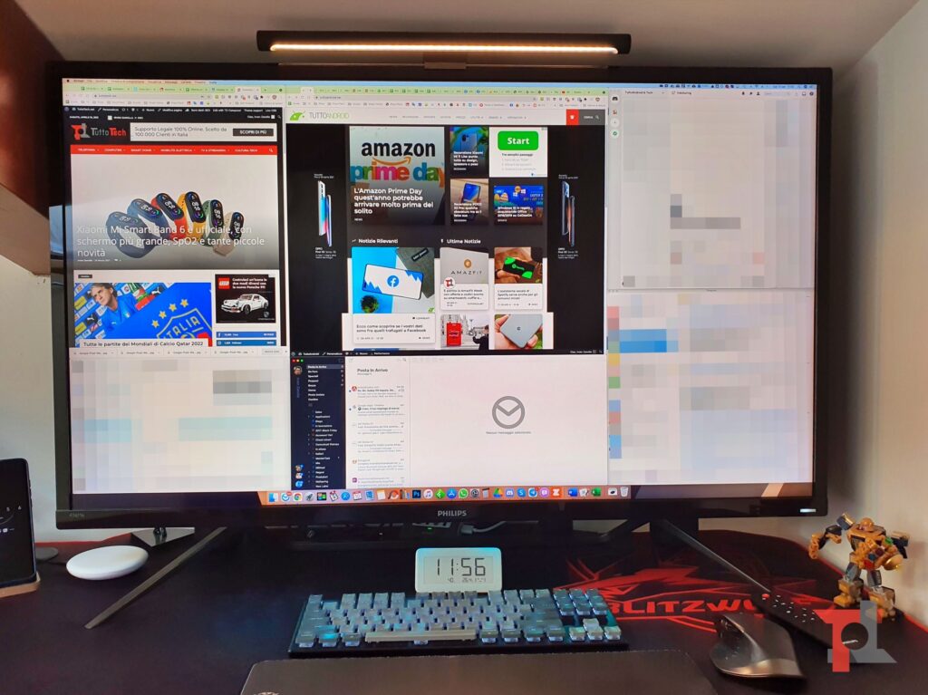 Un monitor da 43"per l'ufficio? Abbiamo provato il Philips 436M6VBPAB con risoluzione 4K 5
