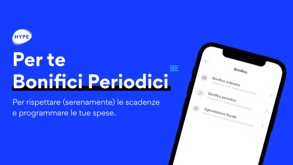 HYPE bonifici periodici