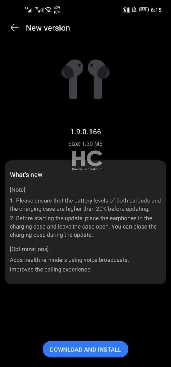 Le Huawei FreeBuds 4i si aggiornano con miglioramenti alle chiamate e alla salute 1