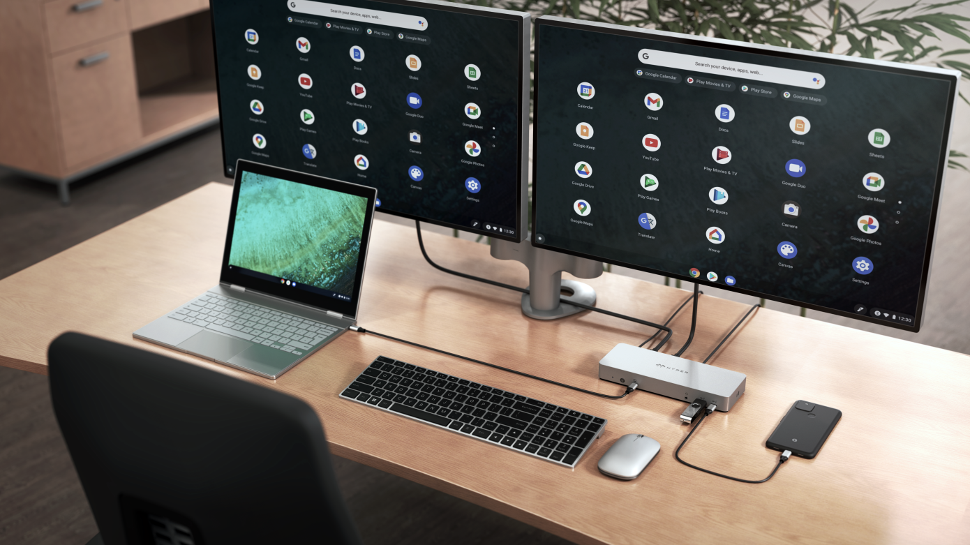 Google strizza l'occhio agli utenti business con questi dock per Chromebook