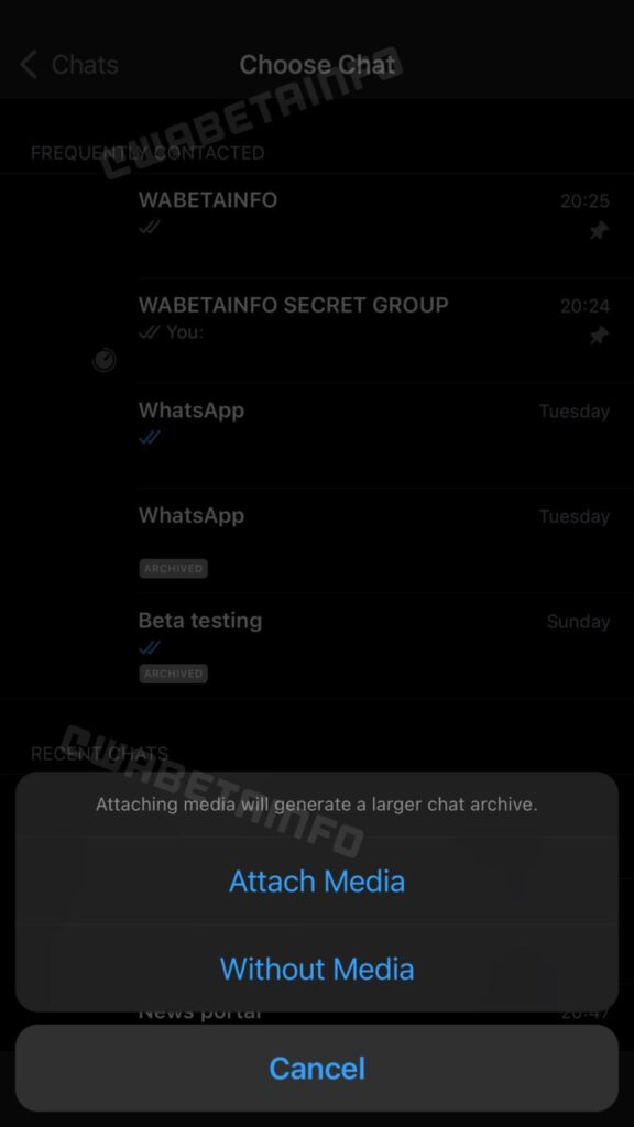 WhatsApp beta si aggiorna su iOS: ecco le novità 5